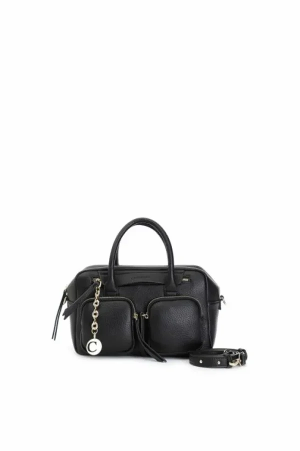 CafèNoir bauletto con tasche e charm in metallo