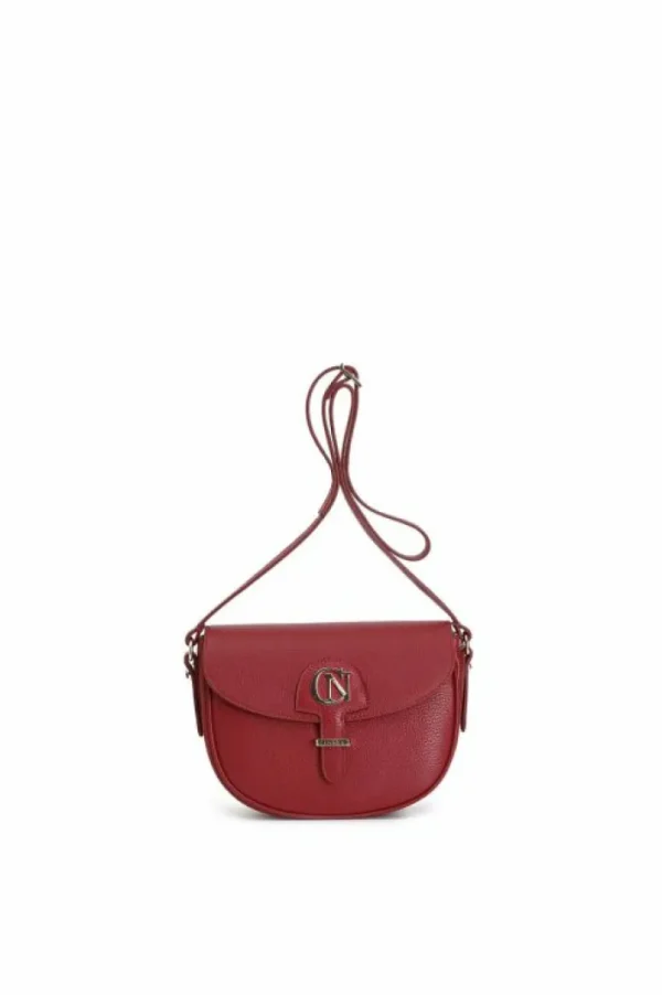 CafèNoir borsa con pattina in pelle