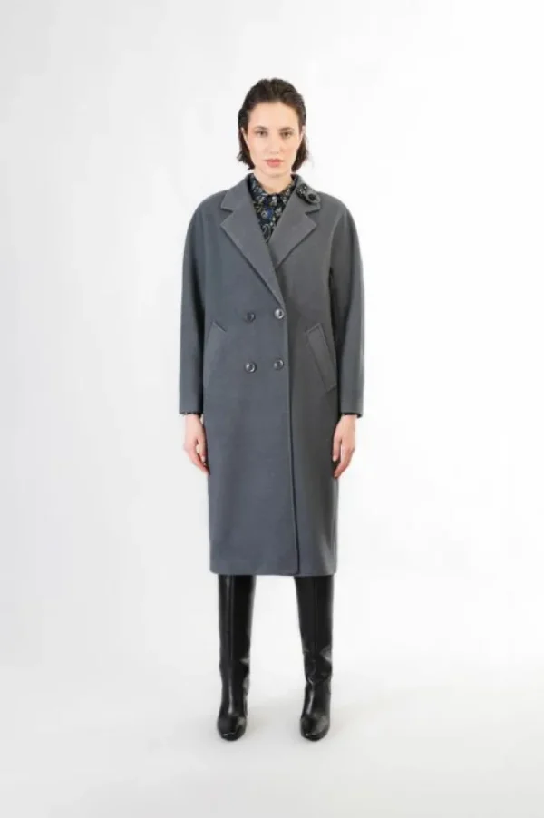 CafèNoir cappotto doppiopetto manica kimono