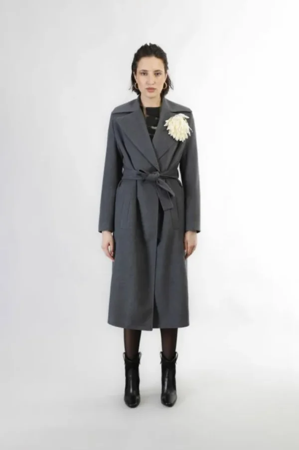 CafèNoir cappotto lungo tipo vestaglia