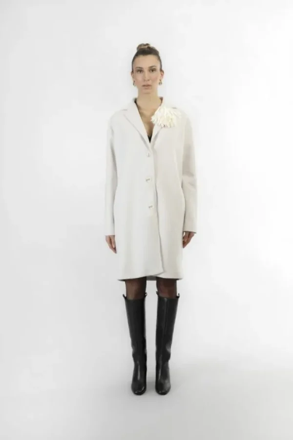 CafèNoir cappotto monopetto linea ad ovetto