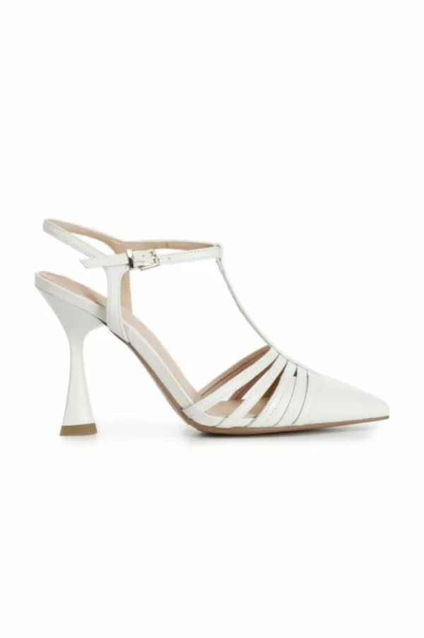 CafèNoir décolleté a "t" aperta dietro in nappa