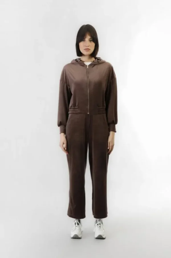 CafèNoir felpa full zip in ciniglia