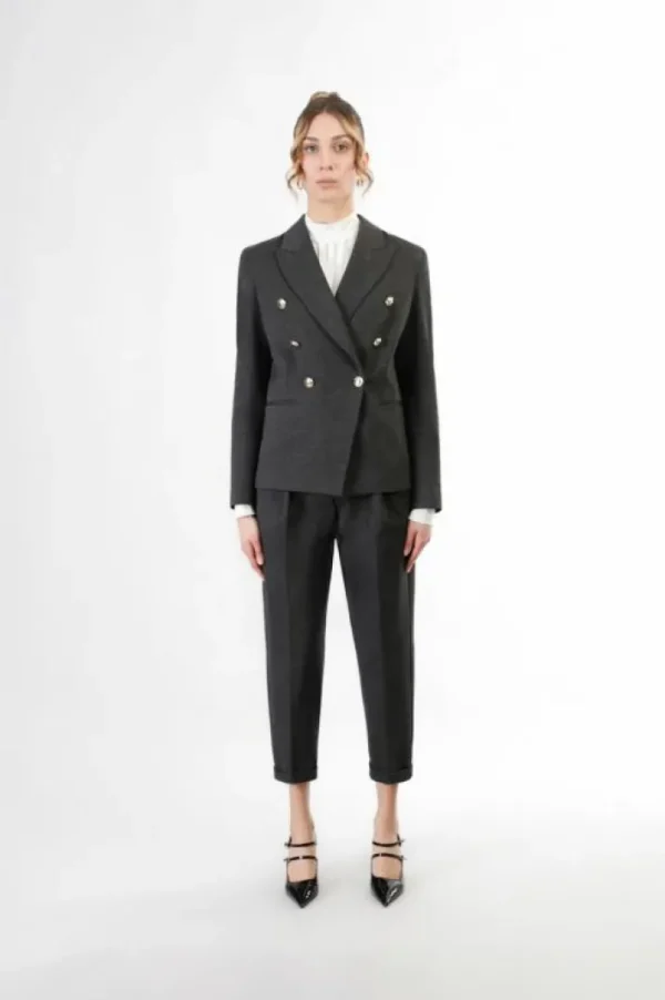 Donna CafèNoir giacca doppiopetto elasticizzata