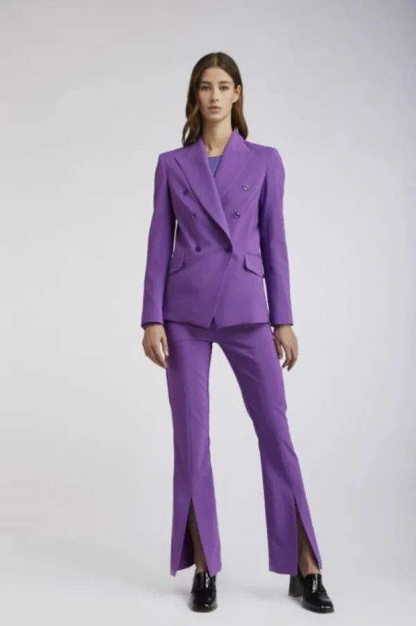 Donna CafèNoir giacca doppiopetto tessuto bielastico