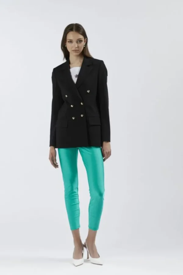 Donna CafèNoir giacca doppiopetto tessuto elasticizzato