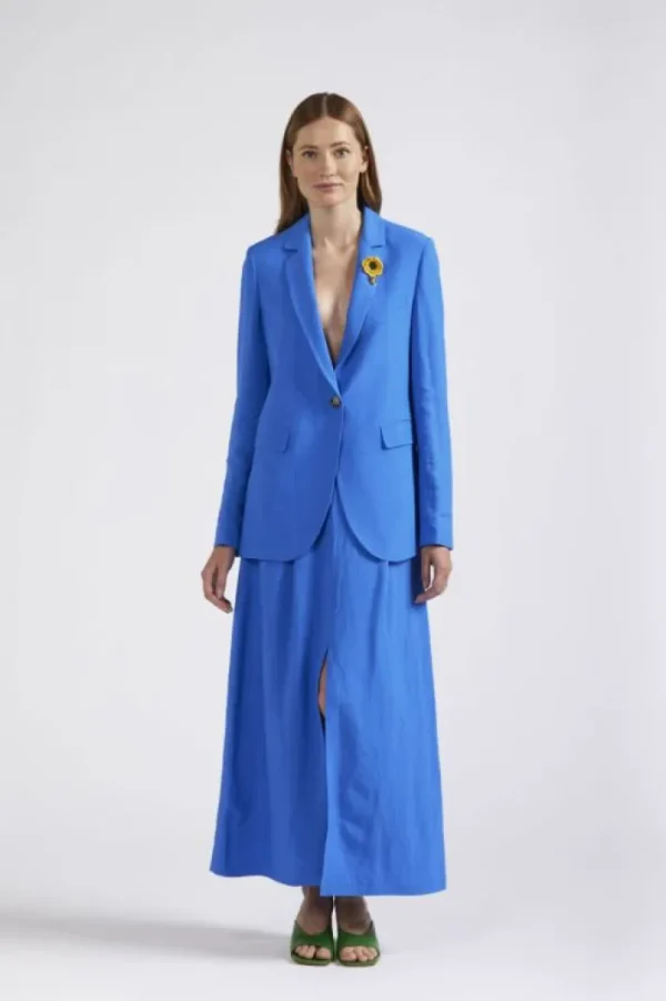 Donna CafèNoir giacca monopetto in misto lino