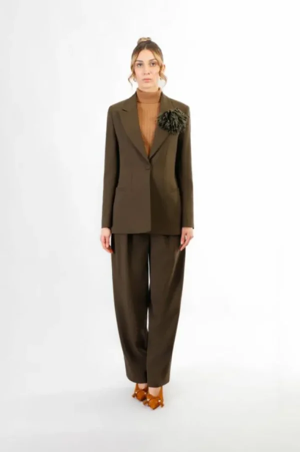 Donna CafèNoir giacca monopetto tessuto bistretch