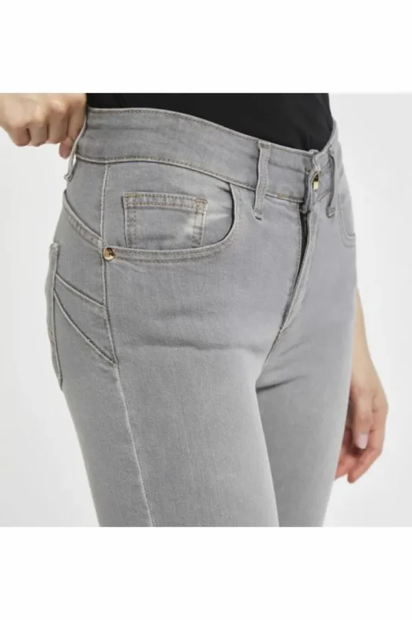 CafèNoir jeans brigitte skinny in tela superstretch light grey