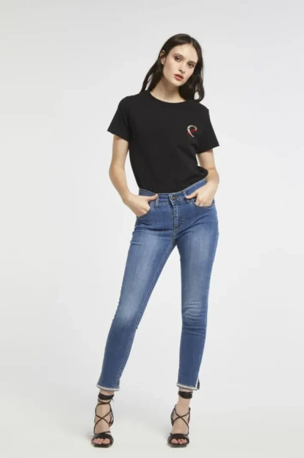CafèNoir jeans brigitte skinny in tela superstretch blu medio