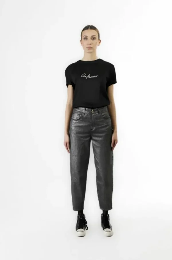 CafèNoir jeans denim laminato cocoon