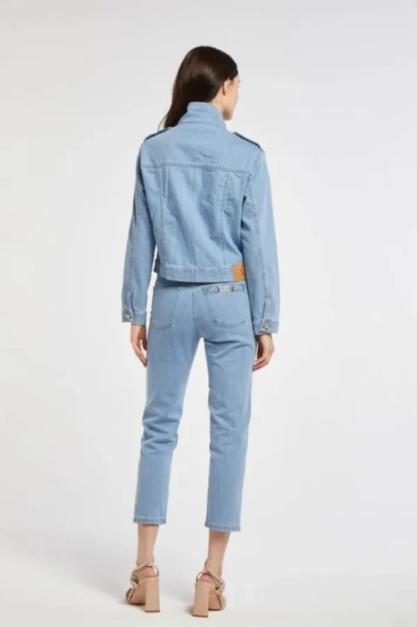 CafèNoir jeans regular in una tela comfort