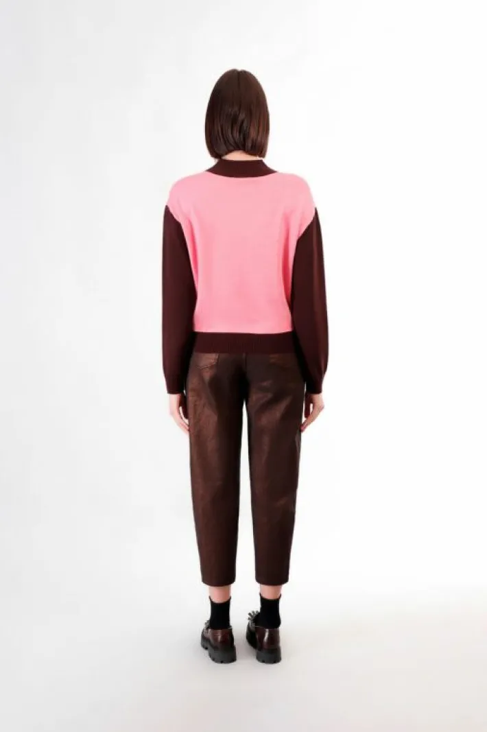 CafèNoir maglia collo a ciclista con logo "be noir"