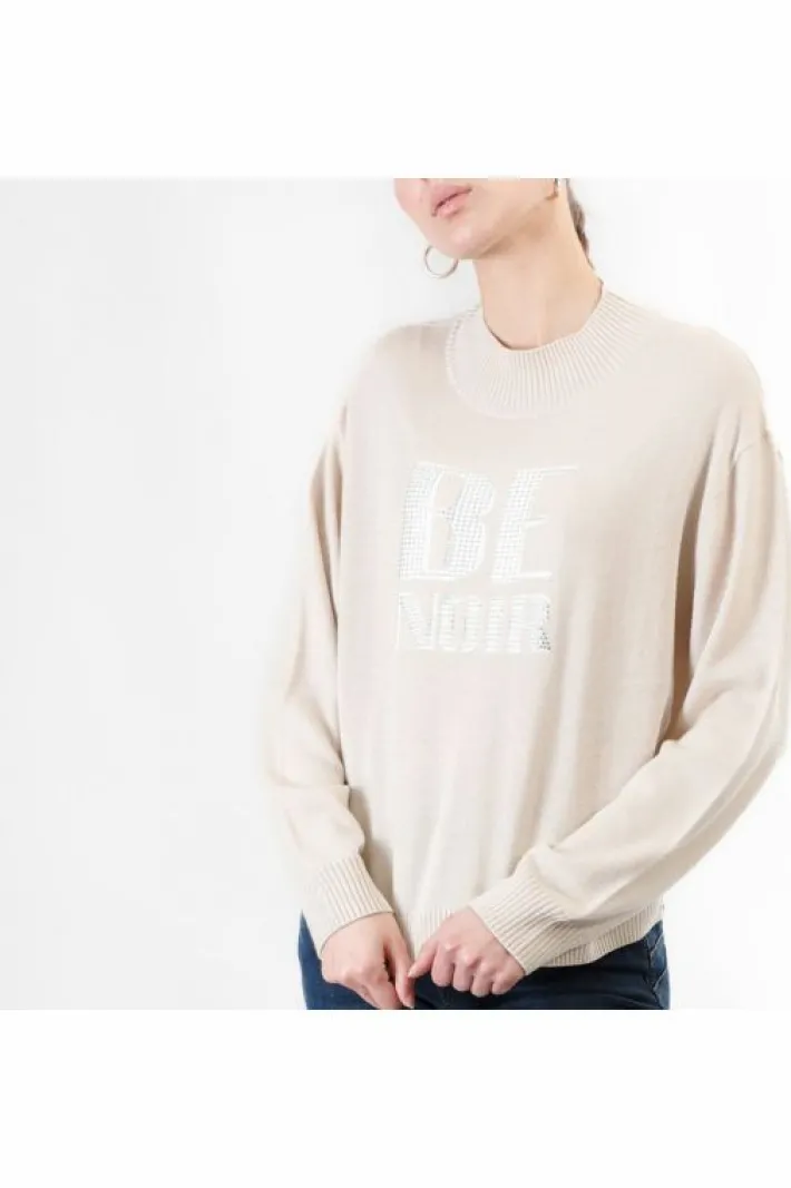 CafèNoir maglia collo a ciclista con logo "be noir"