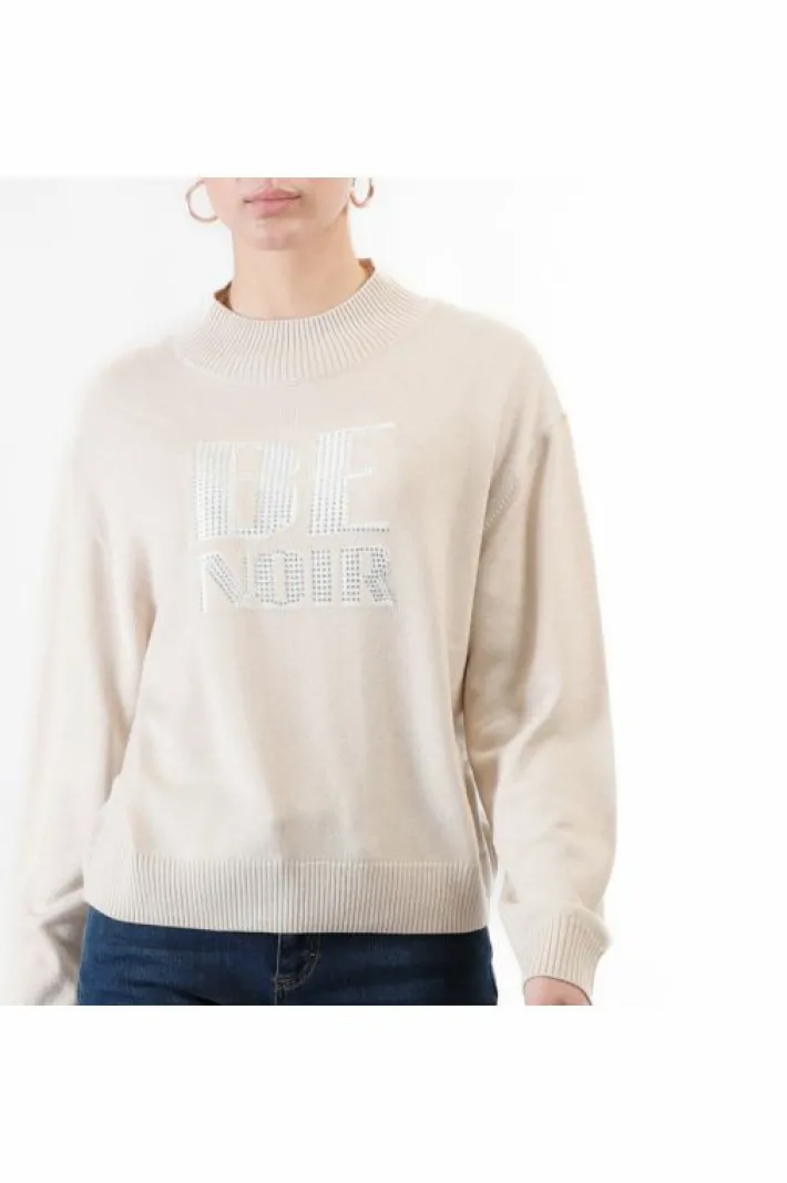 CafèNoir maglia collo a ciclista con logo "be noir"