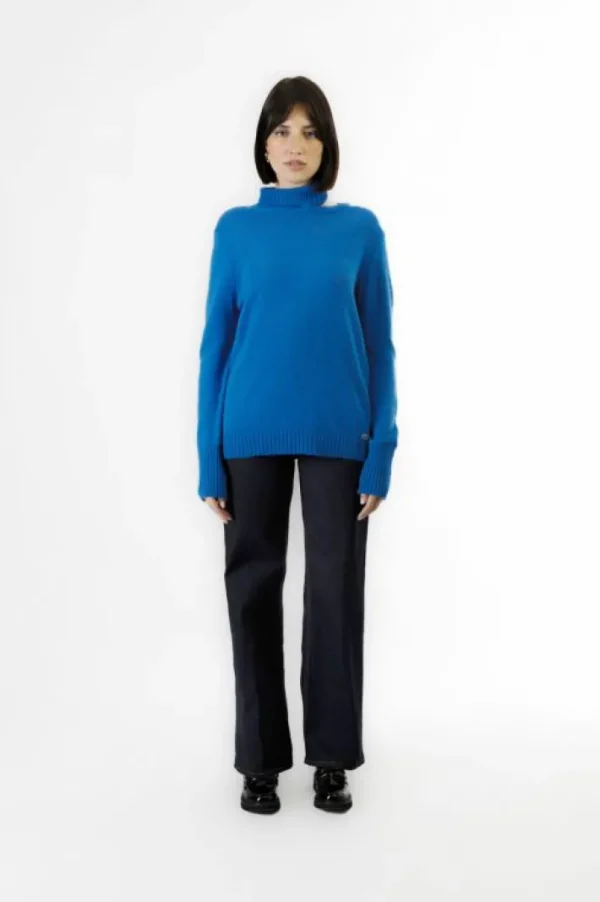 CafèNoir maglia collo alto con oblò