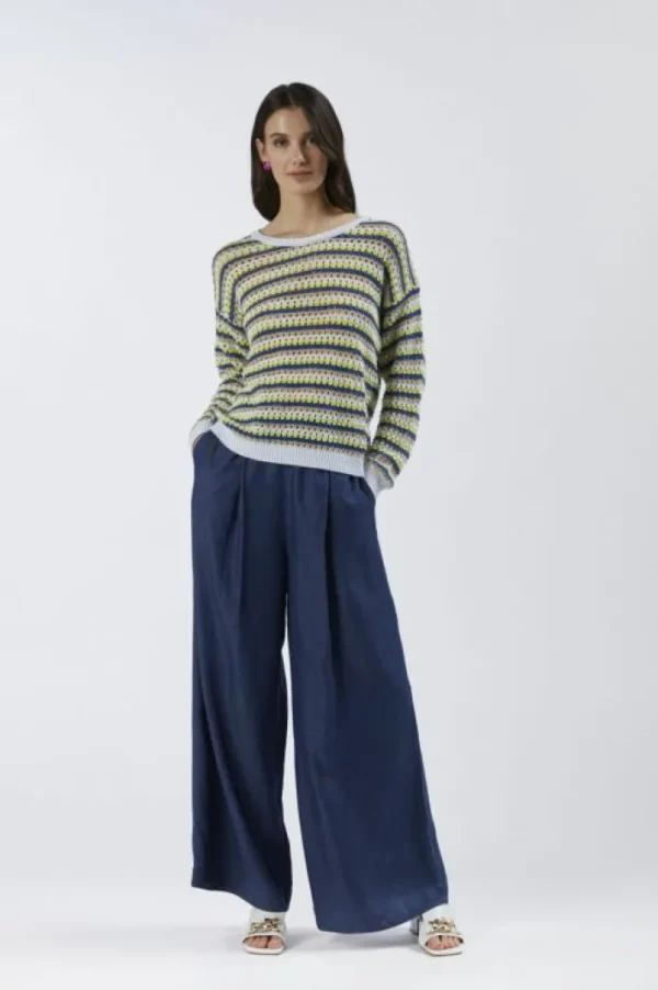 CafèNoir maglia crochet a maniche lunghe