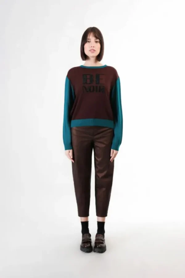 CafèNoir maglia girocollo con logo "be noir"