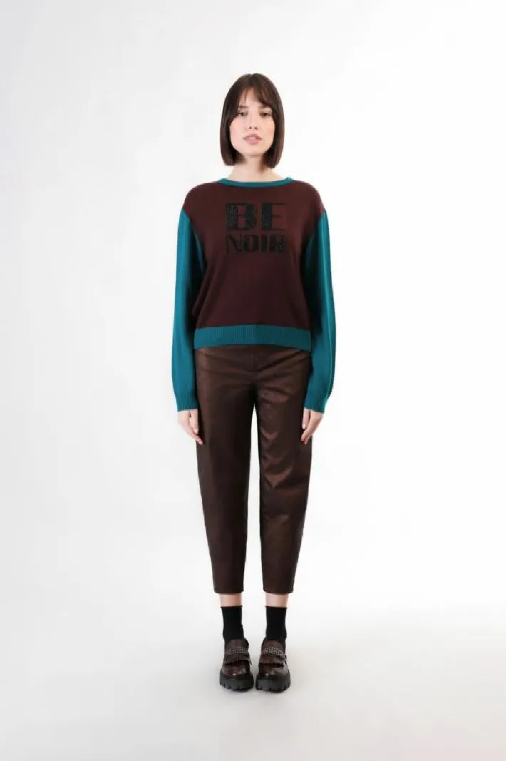 CafèNoir maglia girocollo con logo "be noir"