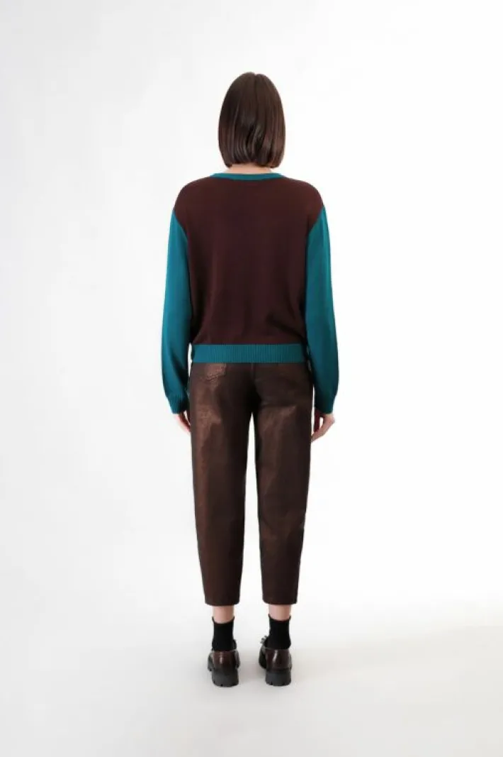 CafèNoir maglia girocollo con logo "be noir"