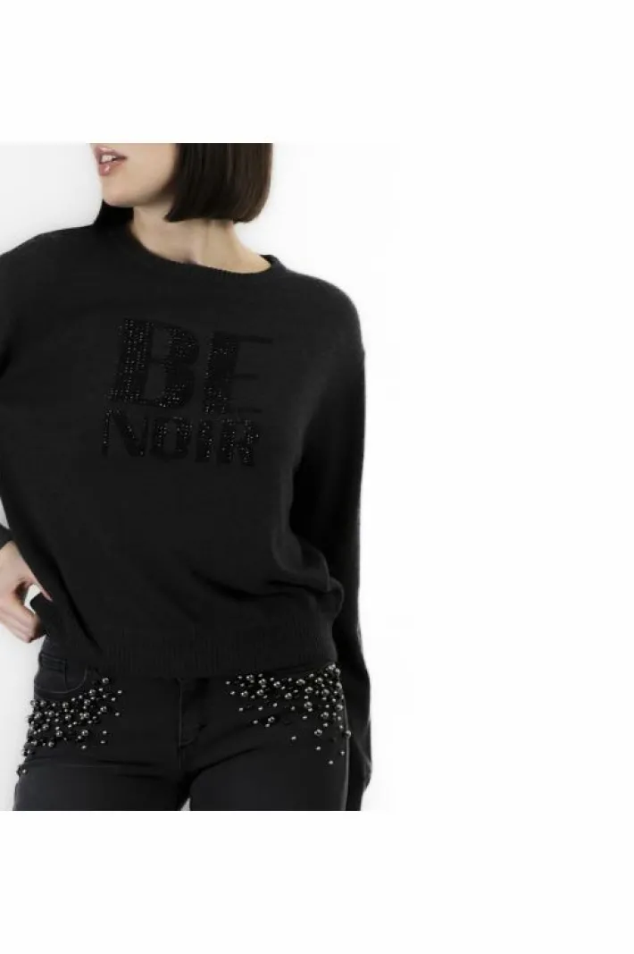 CafèNoir maglia girocollo con logo "be noir"