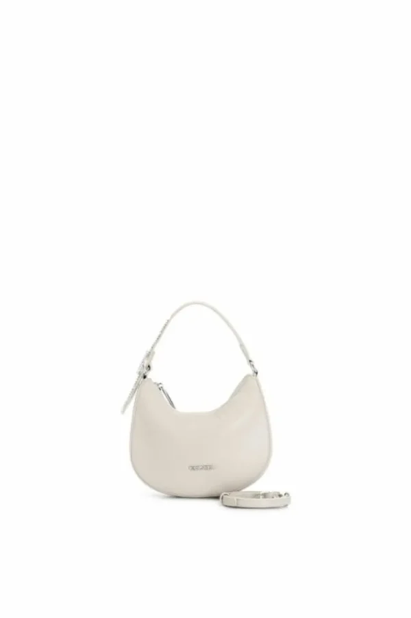 CafèNoir minibag effetto puffy con attacco tracolla e fibbia con strass