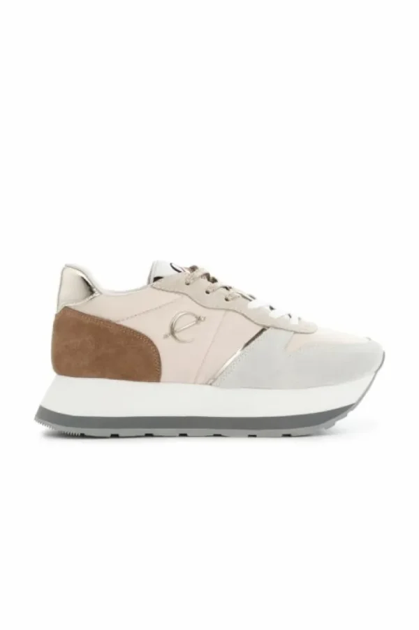 CafèNoir running da donna in pelle scamosciata e tessuto multi maculato