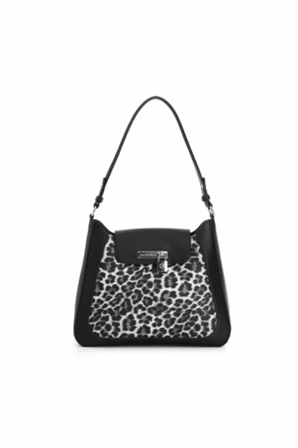 CafèNoir sacca con stampa maculata