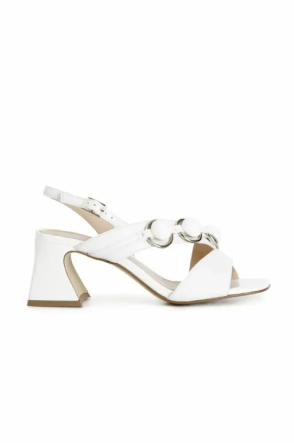 CafèNoir sandali asimmetrici in pelle