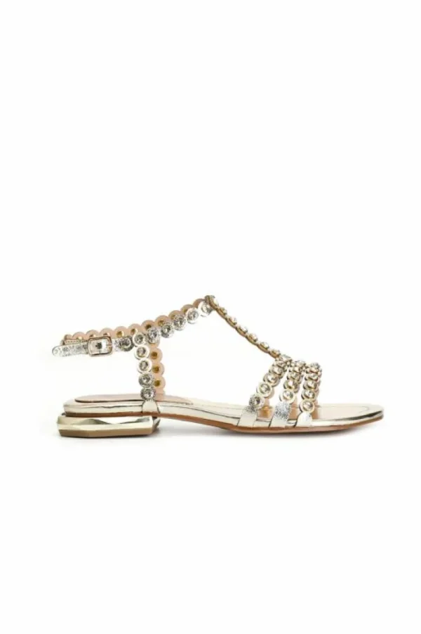 CafèNoir sandalo a "t" con strass