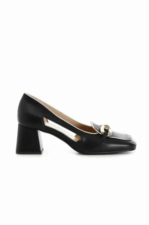 CafèNoir scarpe in nappa con morsetto.