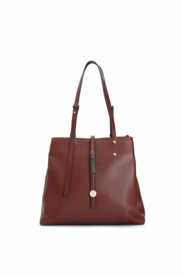 CafèNoir shopping con manici regolabili e dettaglio con lettering in metallo