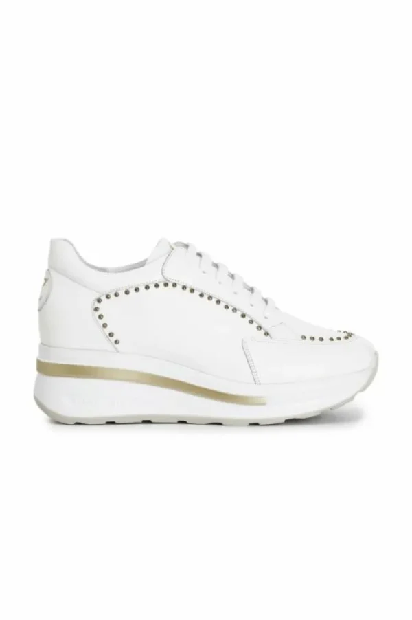 CafèNoir sneakers in pelle con borchie