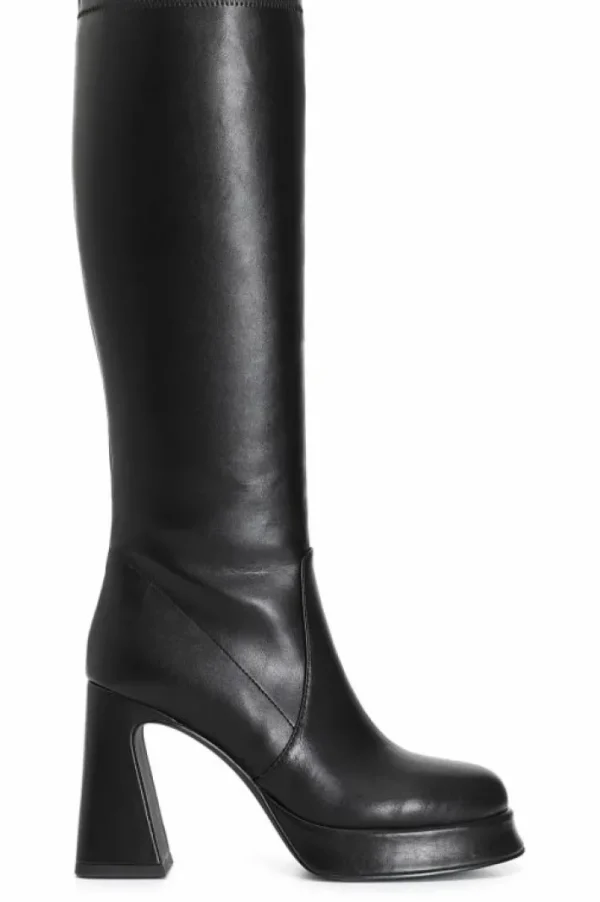 CafèNoir stivale donna stretch in similpelle