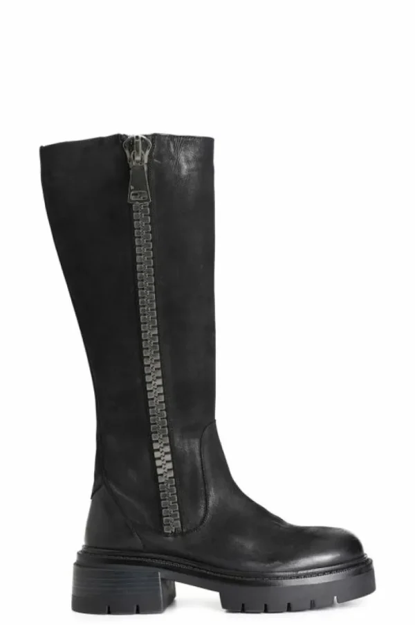 CafèNoir stivale  in nabuk maxi zip