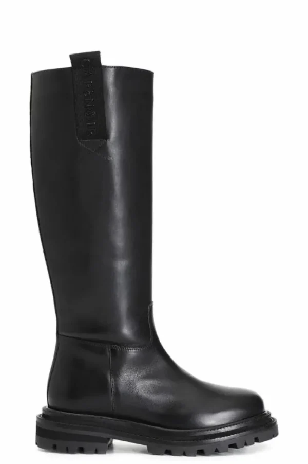 CafèNoir stivale in pelle con cerniera