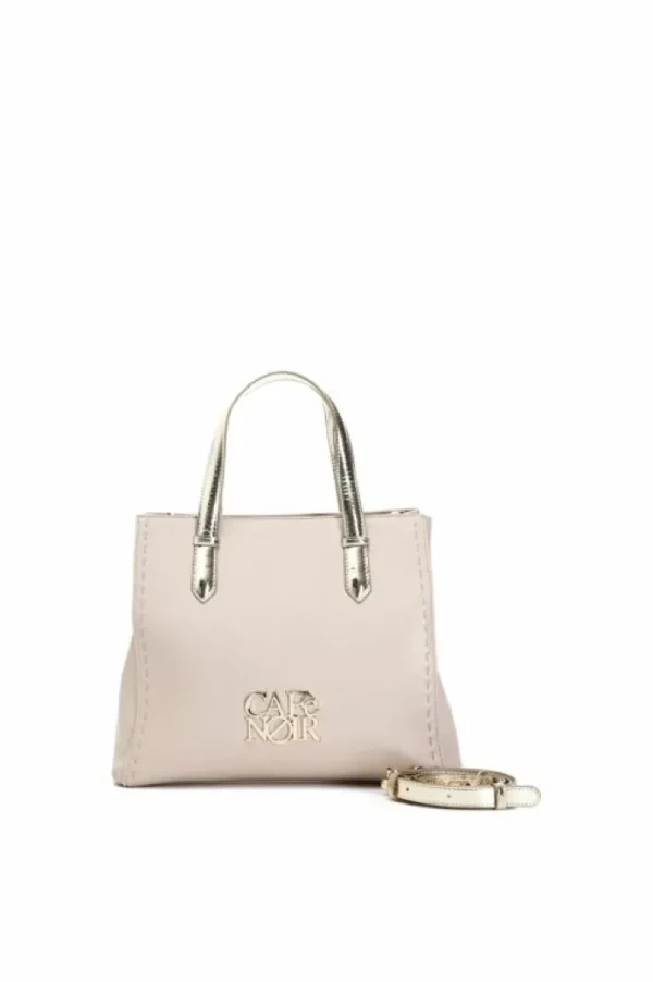 CafèNoir tote con dettagli in materiale specchio