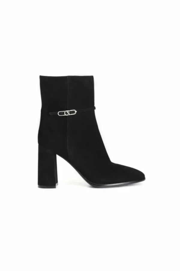 CafèNoir tronchetto in camoscio con cinturino