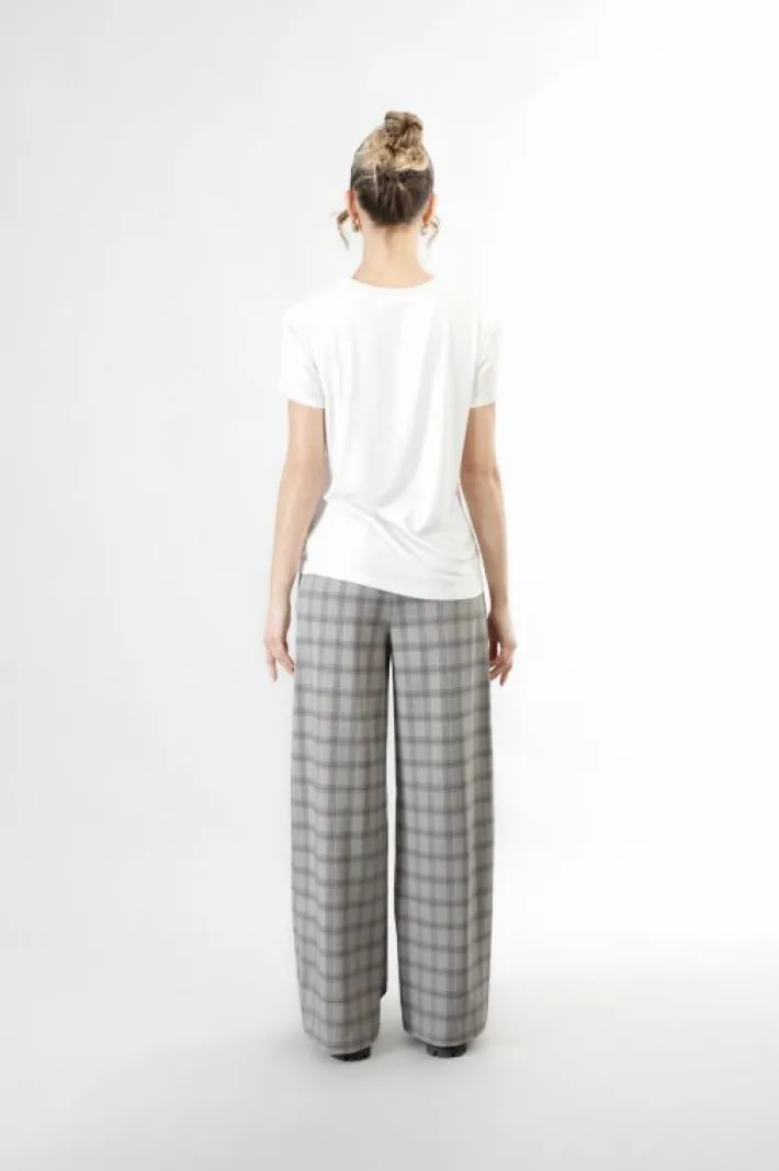 CafèNoir t-shirt bimateriale con stampa glitterata