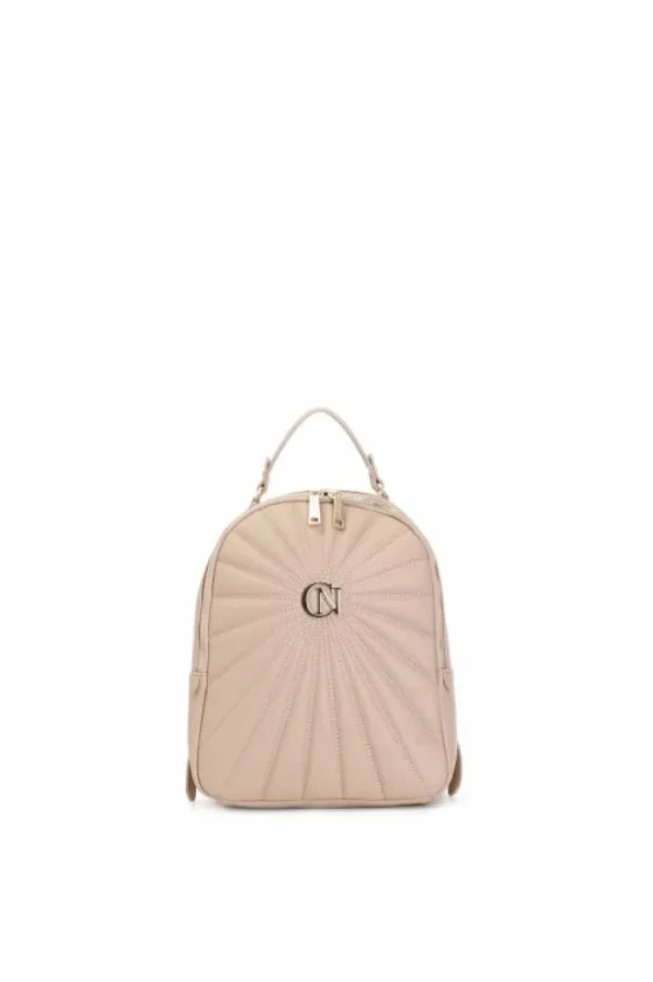 CafèNoir zaino trapuntato con logo in metallo